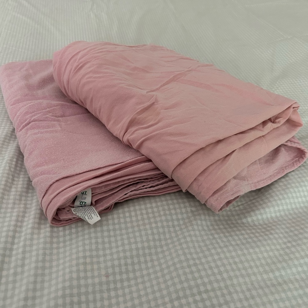 Westpoint Stevens Pink Cotton Flannel Sheet Set - full size Bedding